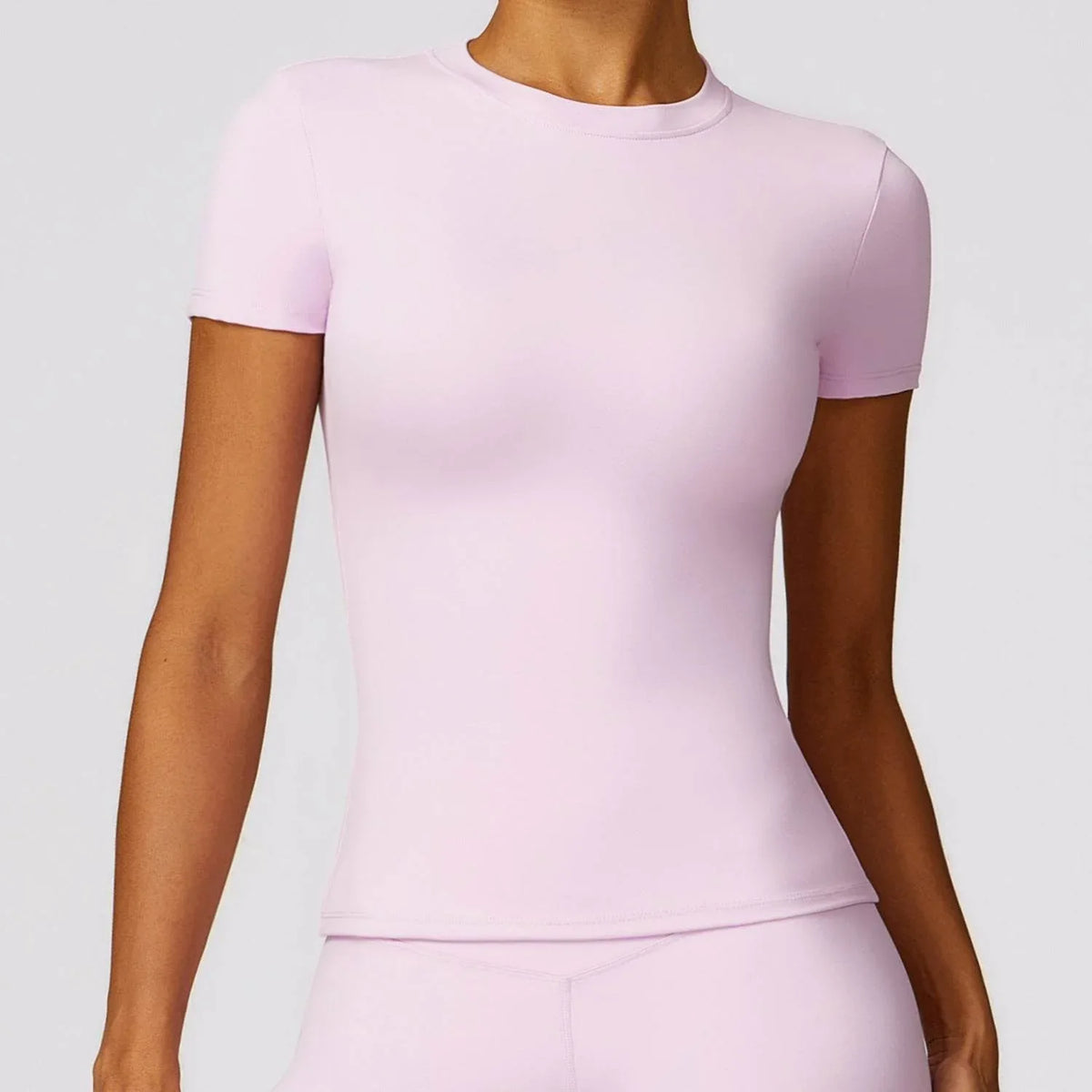 Summer Sports Short Sleeve T-Shirt - Lilac Pink