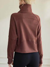 Plain Embroidered Loose Jumper Sweatshirt