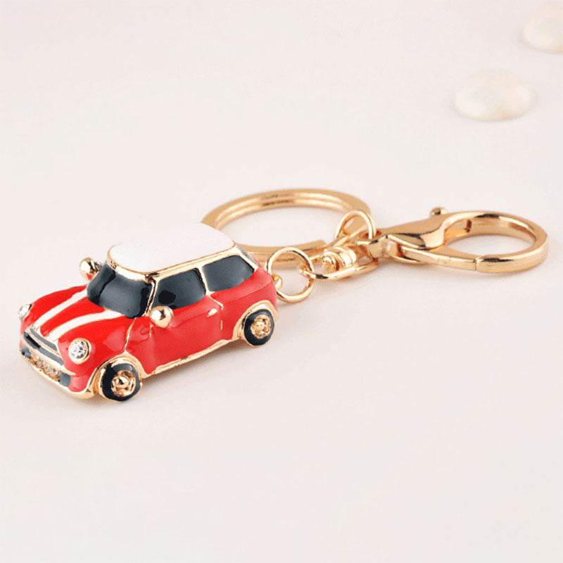 Metal Mini Car Keychain for Bag Accessories and Gifts