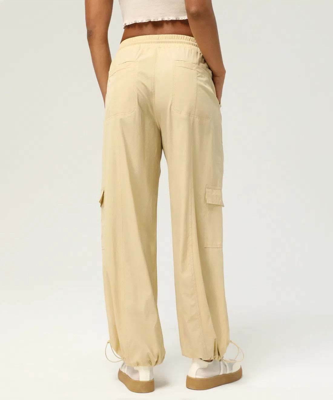 High Waist Casual Jogger Pants With Pockets