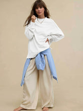 Long Sleeve Loose Crew Neck Sweatshirts