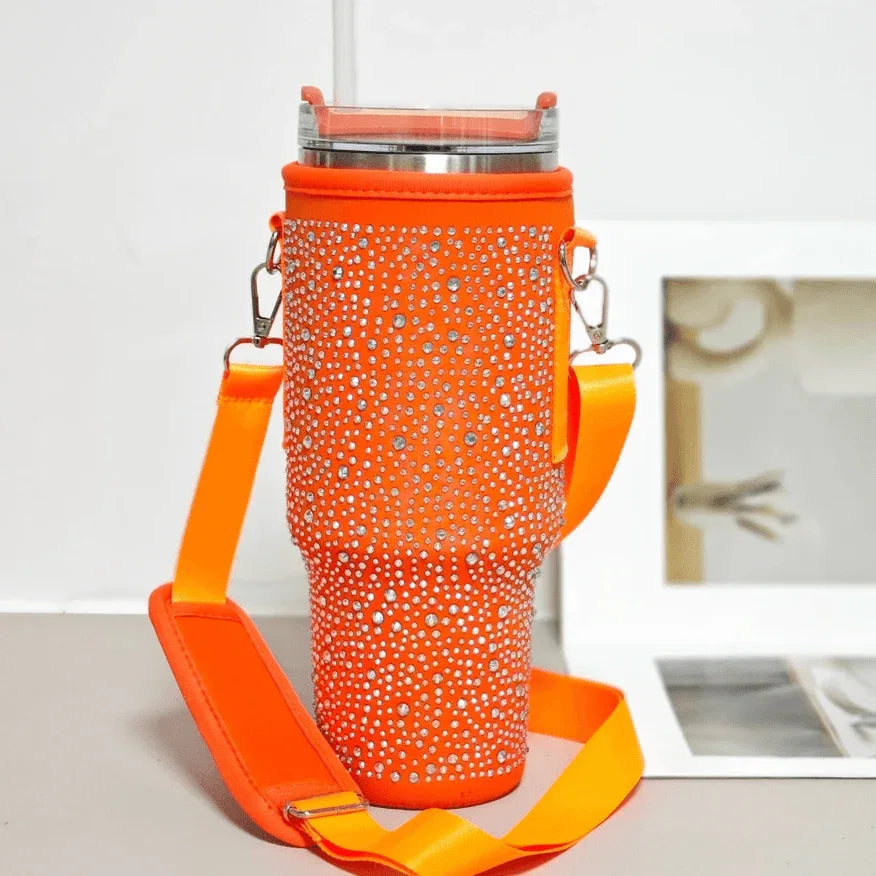 Bling Water Bottle Carrier Bag For Stanley Quencher H2.0 -