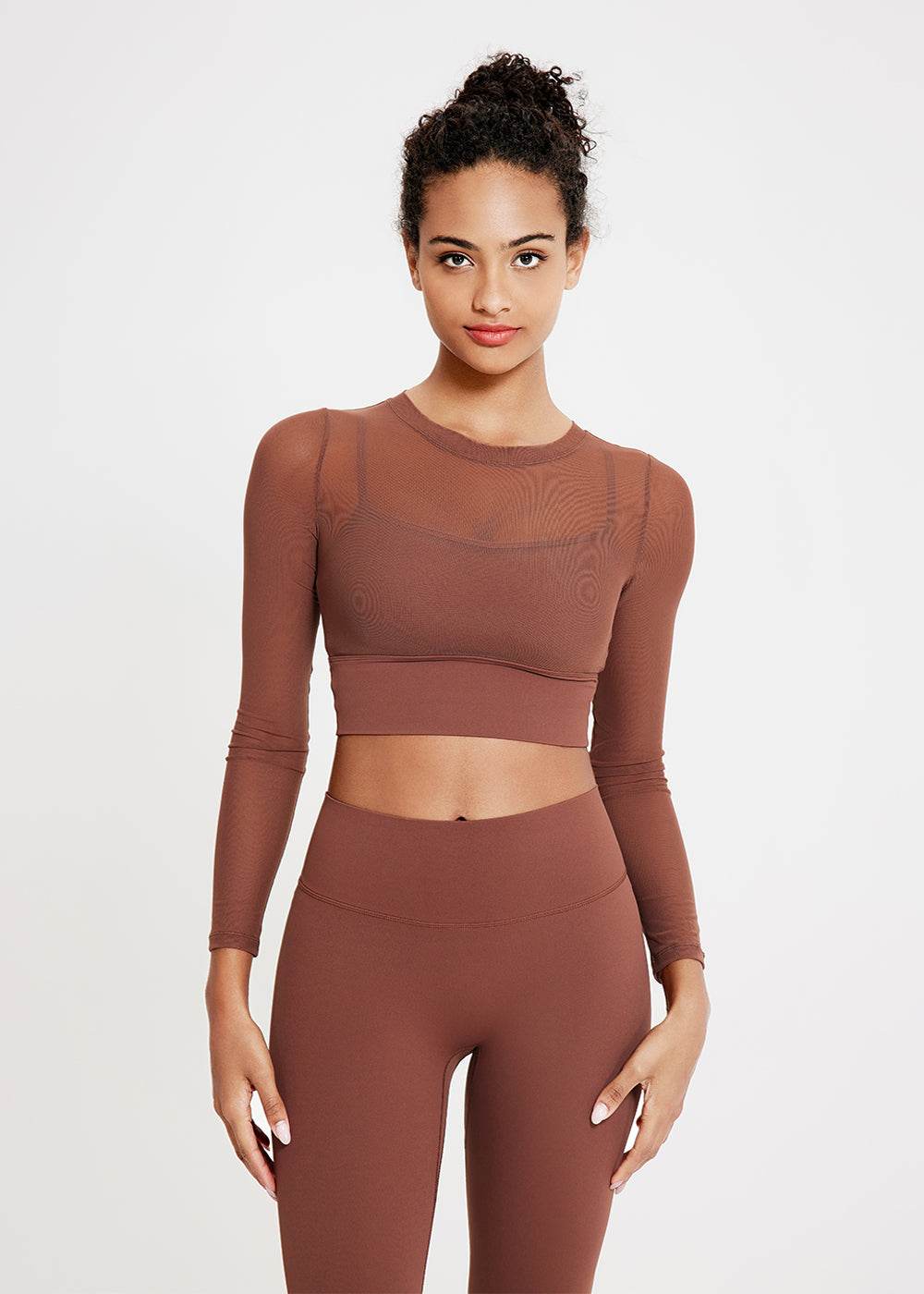 Mesh Long Sleeve Workout T-Shirt