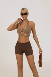 Halter Sports Bra