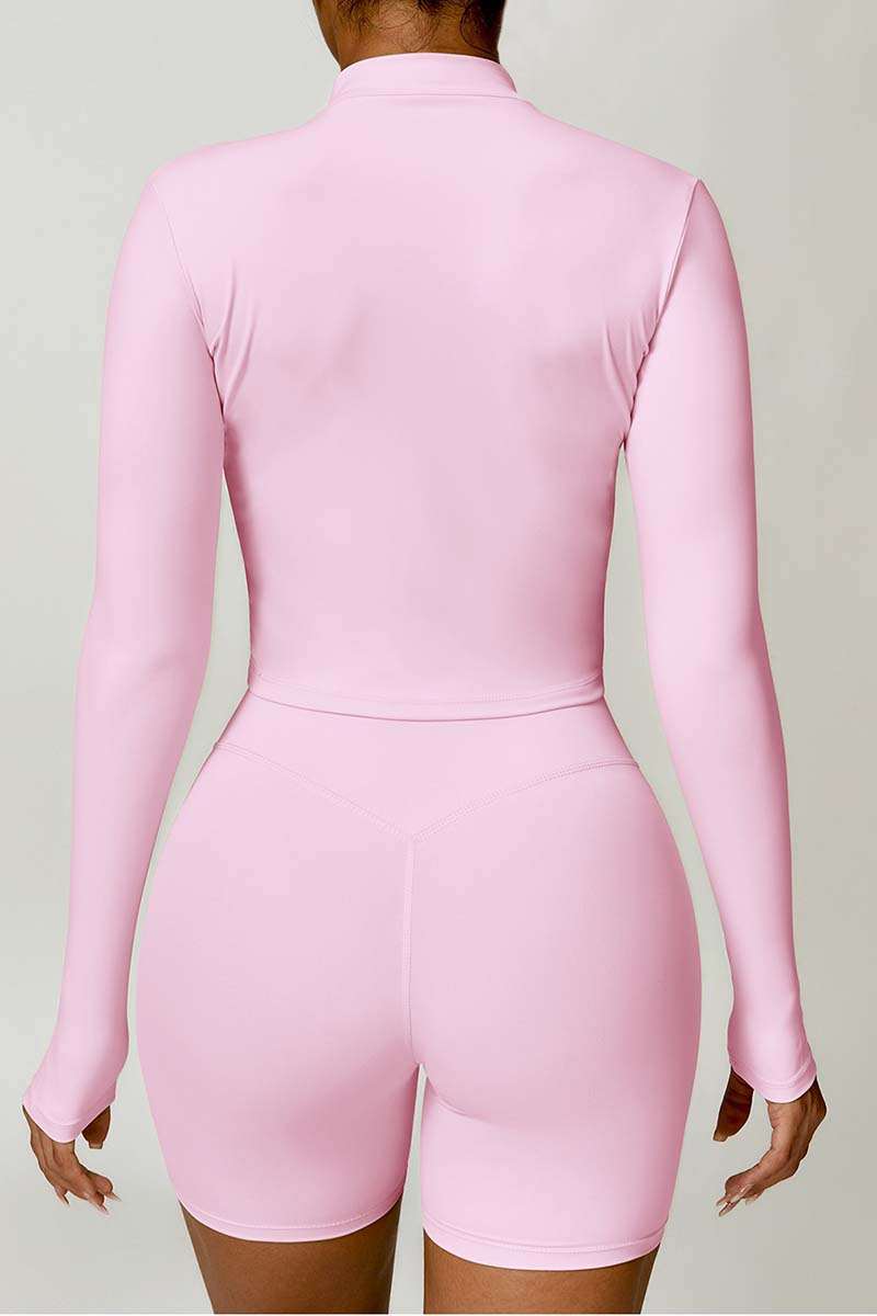 Long Sleeve Zip Up Jacket | Fashion Meets Function for Active Women