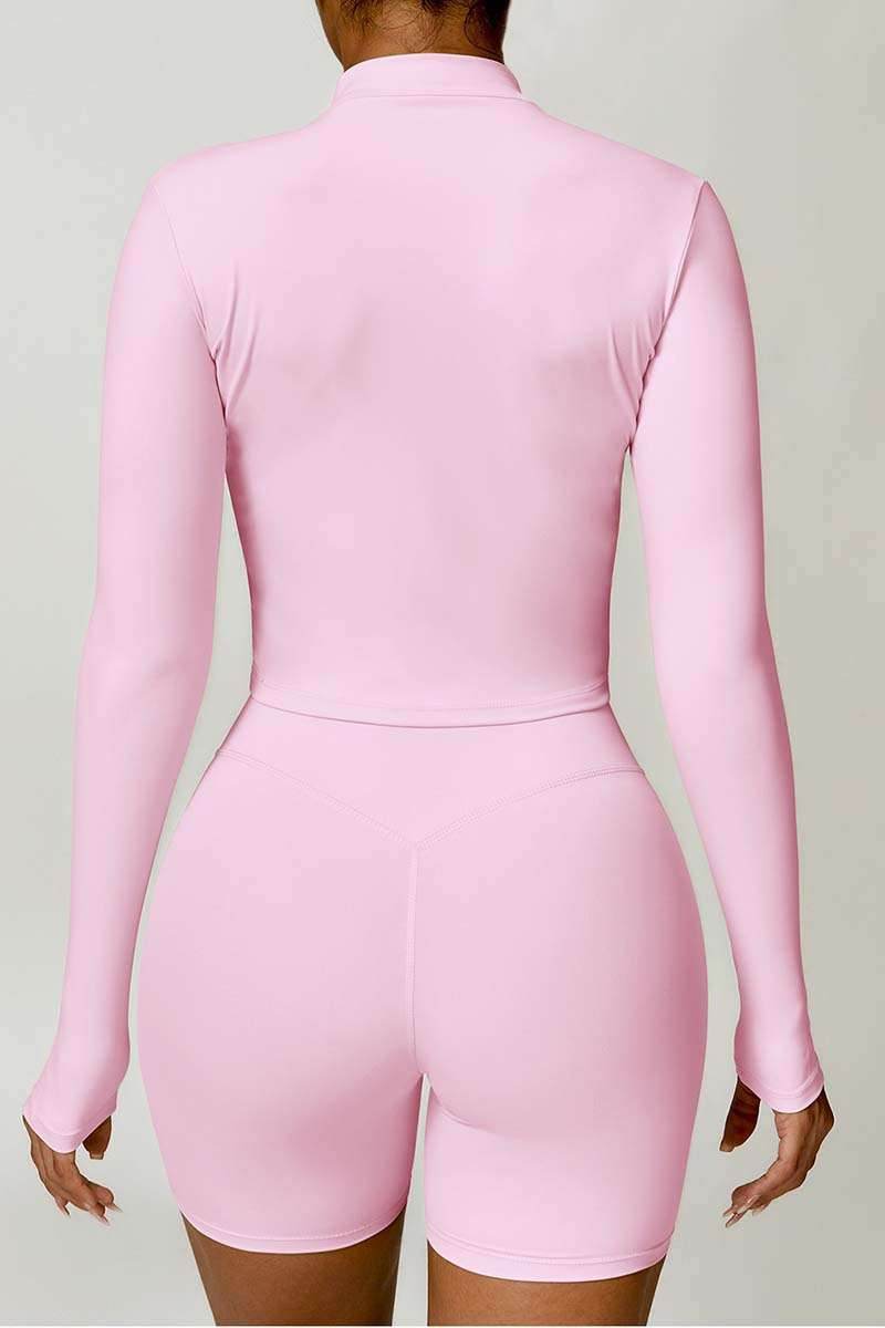 Long Sleeve Zip Up Jacket