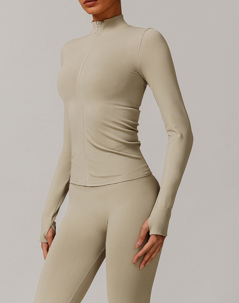 Slim Fit Full Zip Sports Jacket