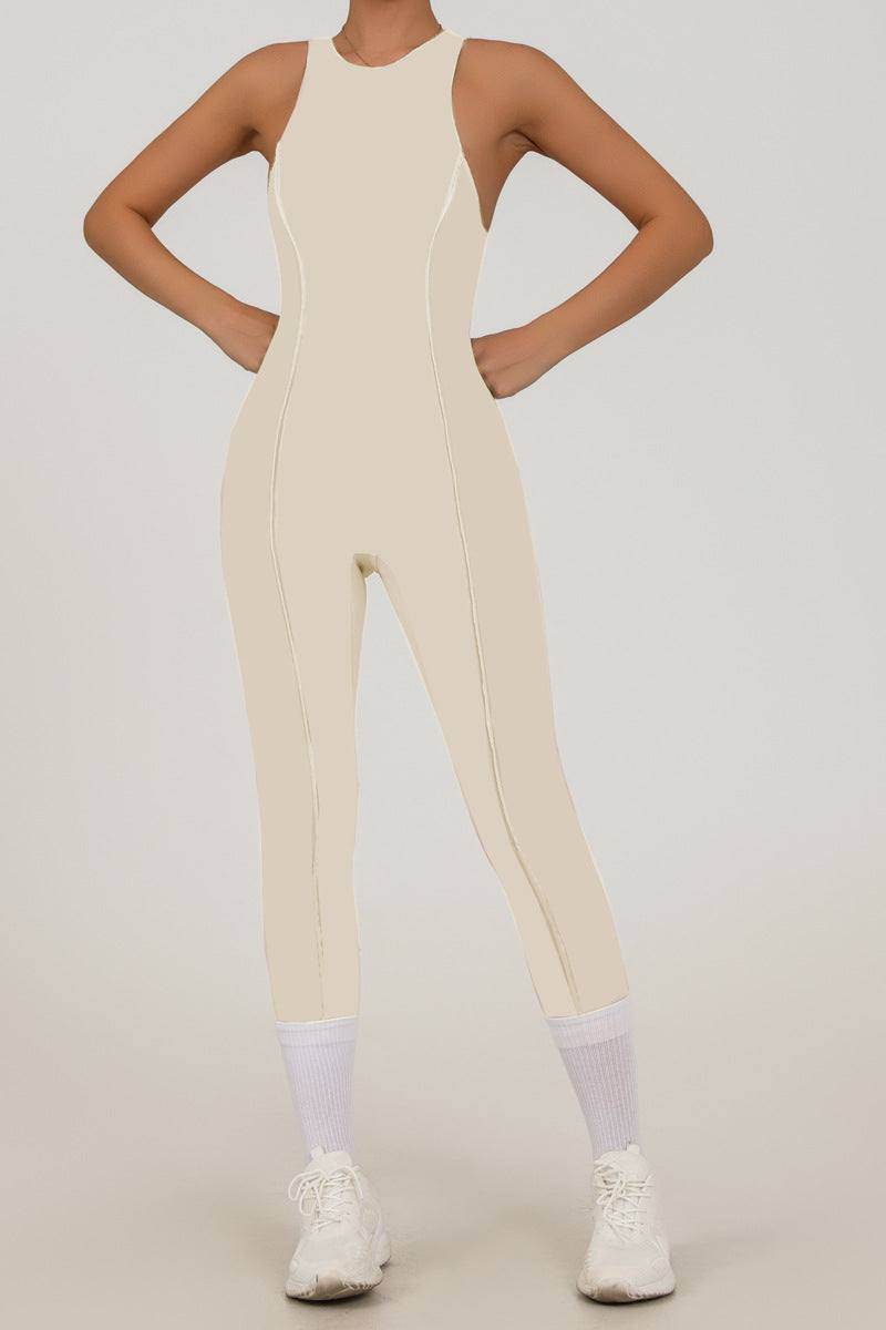 Sleeveless One Piece Yoga Bodysuit
