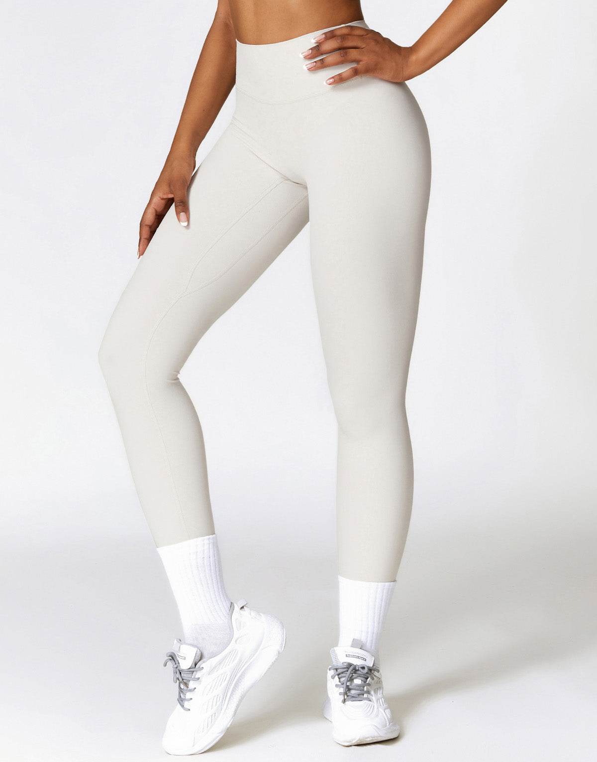 No Front Seam High Waist Sports Leggings