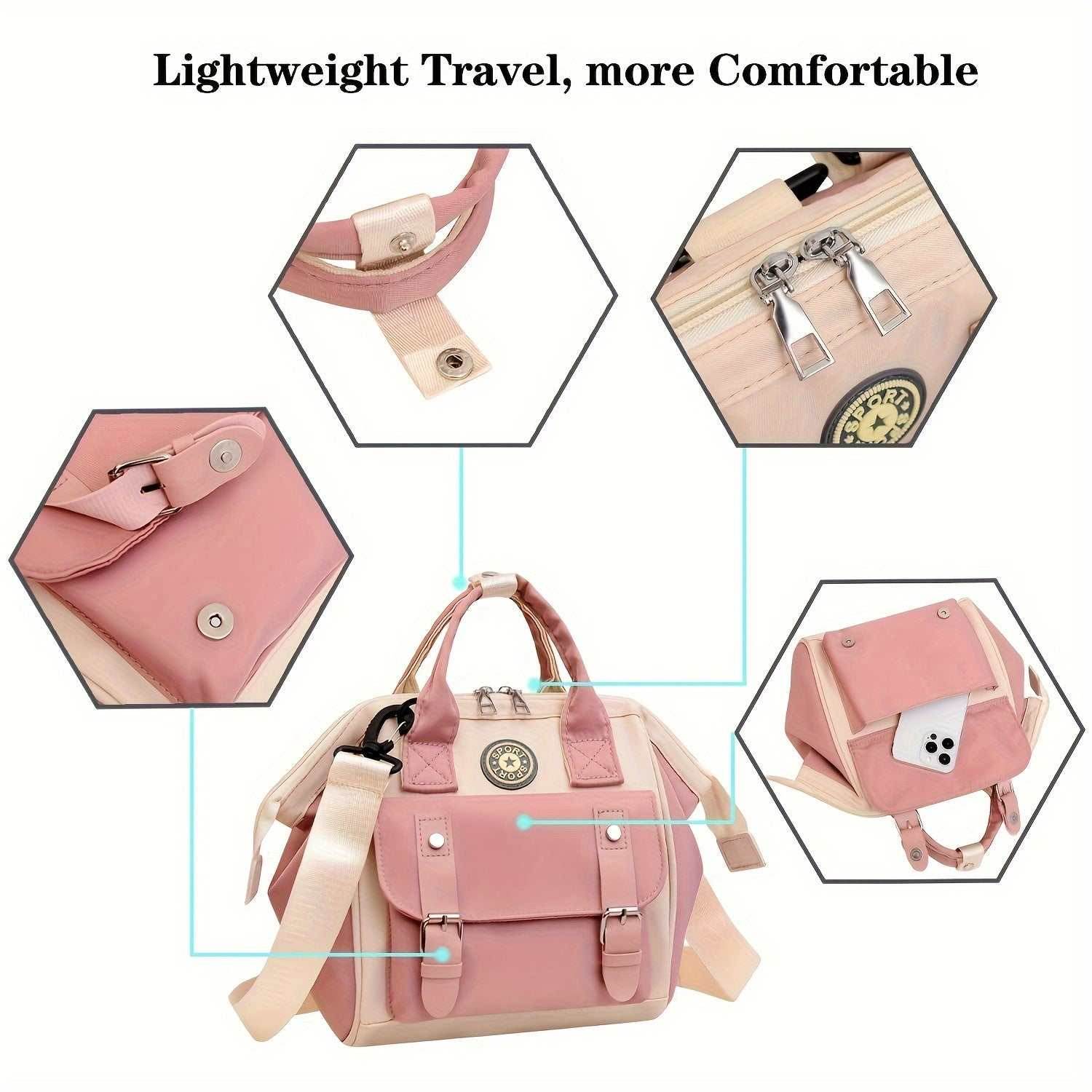 Cute Mini Mommy Diaper Tote Bag