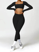 2 Piece Long Sleeve Yoga Set