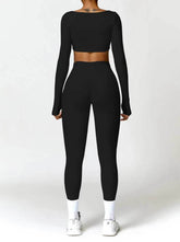 2 Piece Long Sleeve Yoga Set