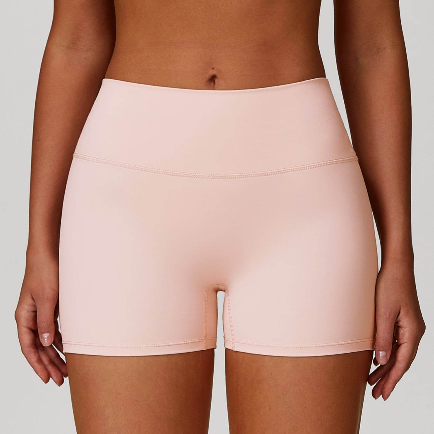 No Front Seam High Waist Biker Shorts