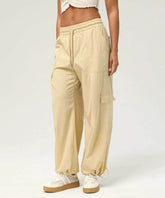 High Waist Casual Jogger Pants With Pockets