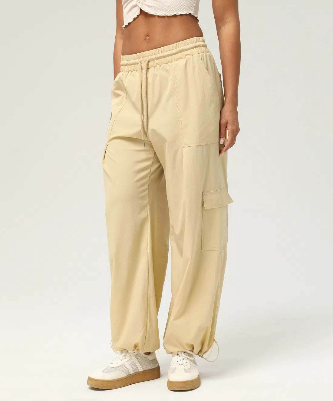 High Waist Casual Jogger Pants With Pockets