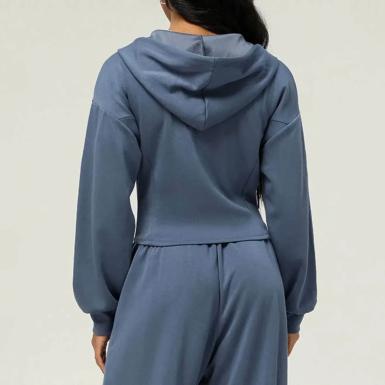 Long Sleeve Sports Coat With Hoodie -