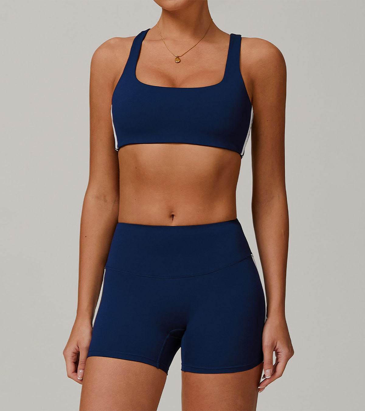 Square Neck Yoga Bra Cami Crop Top