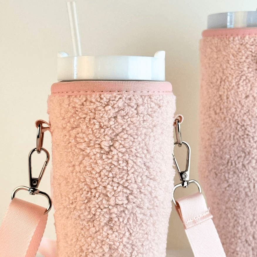Teddy Velvet 20oz Tumbler Carry Case Neoprene Bottle Sleeve