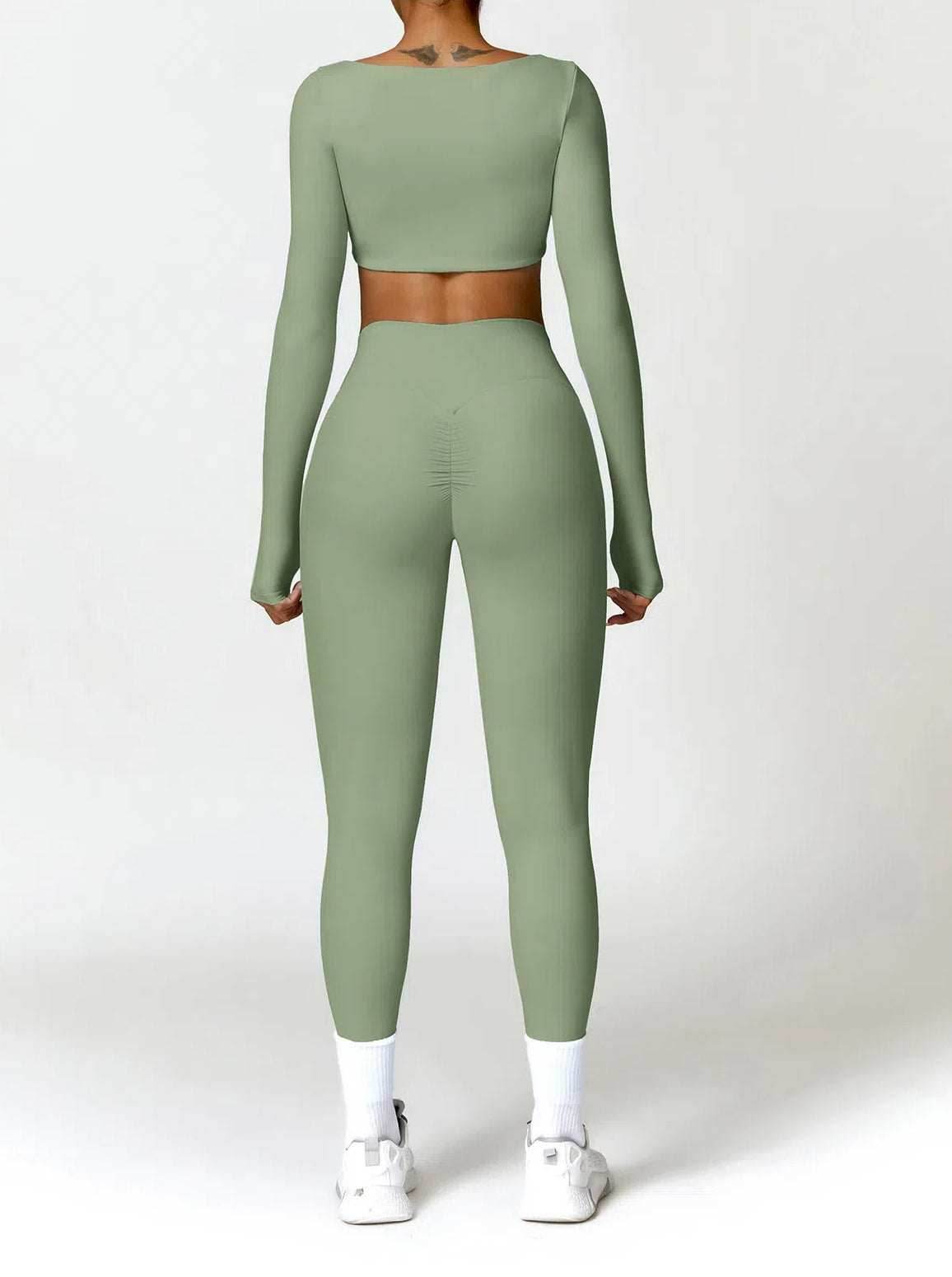 2 Piece Long Sleeve Yoga Set