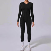 Long Sleeve Backless Yoga Jumpsuits
