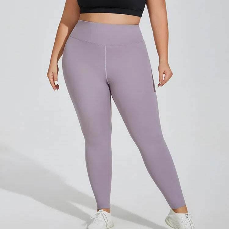 Plus Size High Waist Seamless Yoga Leggings