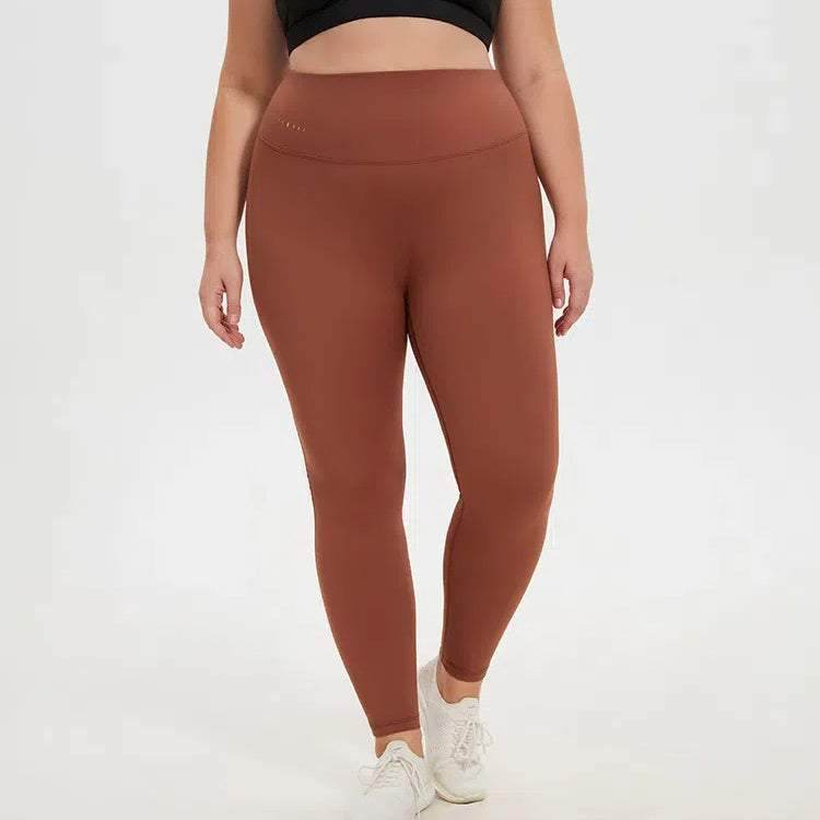 Plus Size High Waist Fitness Leggings