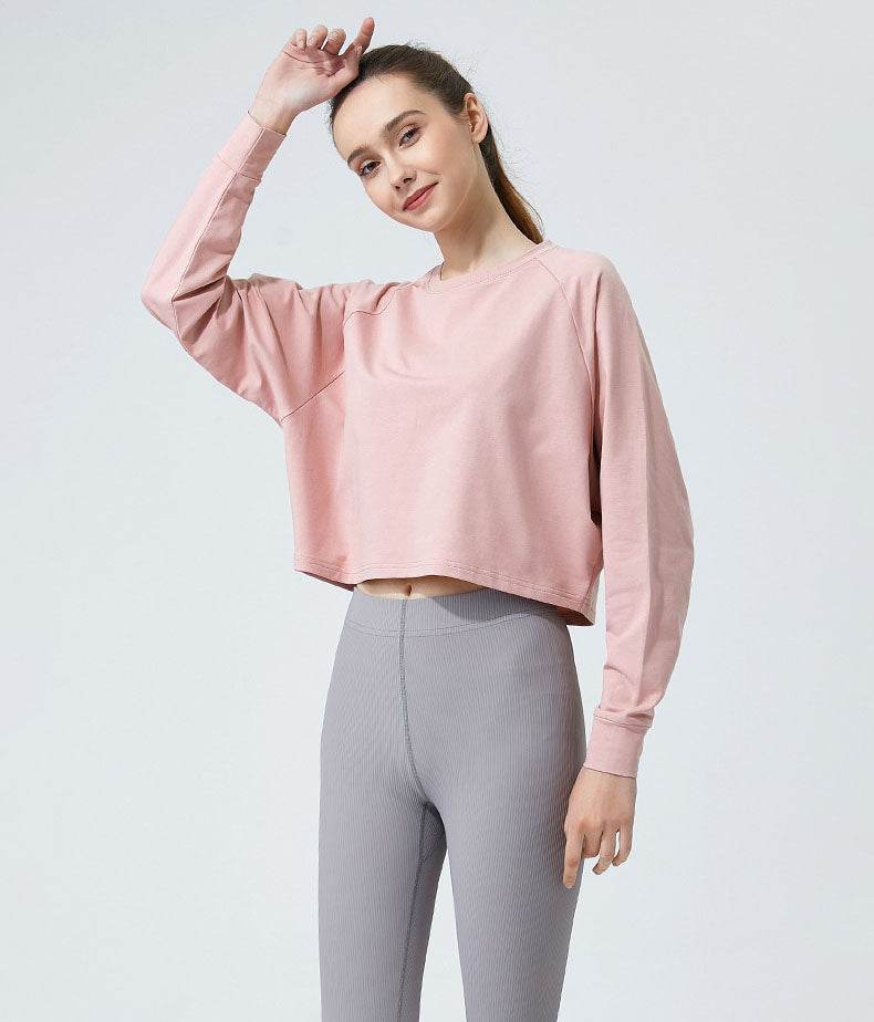 Long Sleeve Crop Yoga T-Shirt