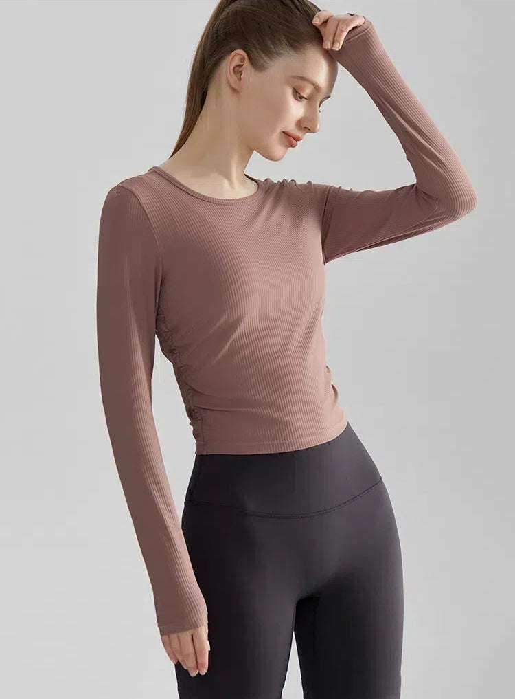 Long Sleeve Yoga T-Shirts -