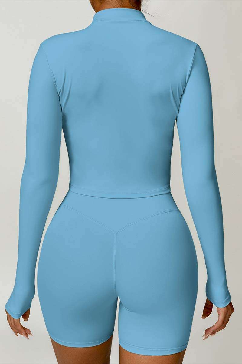 Long Sleeve Zip Up Jacket | Fashion Meets Function for Active Women