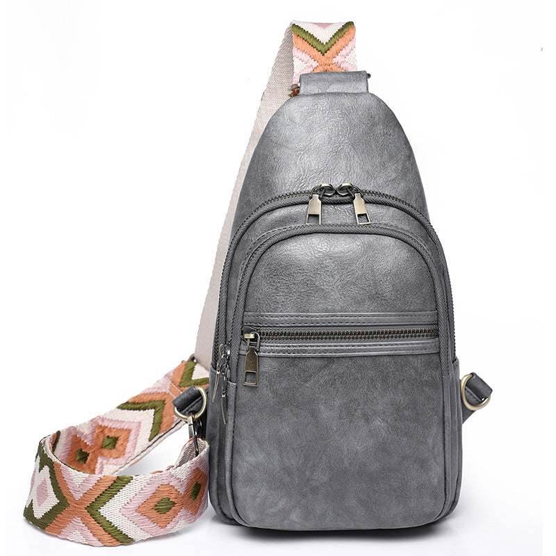 Retro PU Leather Crossbody Bag