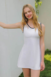 One Piece Sleeveless Tennis Dress With Pad