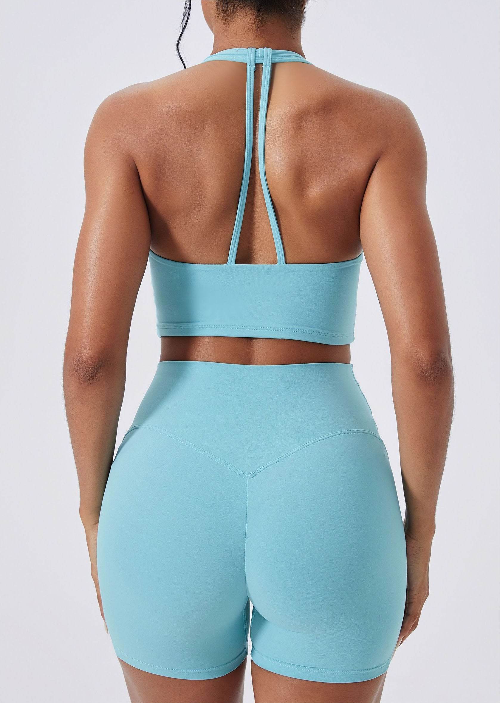 Twisted Cutout Fitness Crop Tank Tops