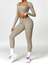 2 Piece Long Sleeve Yoga Set