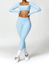2 Piece Long Sleeve Yoga Set