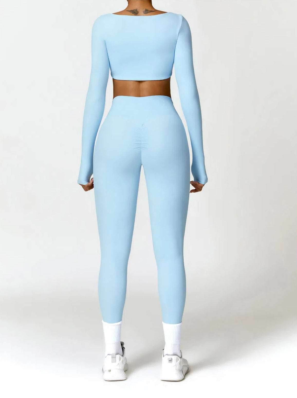 2 Piece Long Sleeve Yoga Set