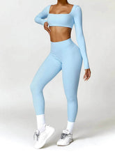 2 Piece Long Sleeve Yoga Set
