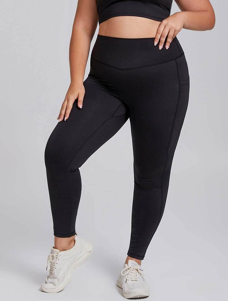 Plus Size High Waisted Yoga Leggings for Women