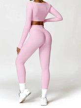 2 Piece Long Sleeve Yoga Set