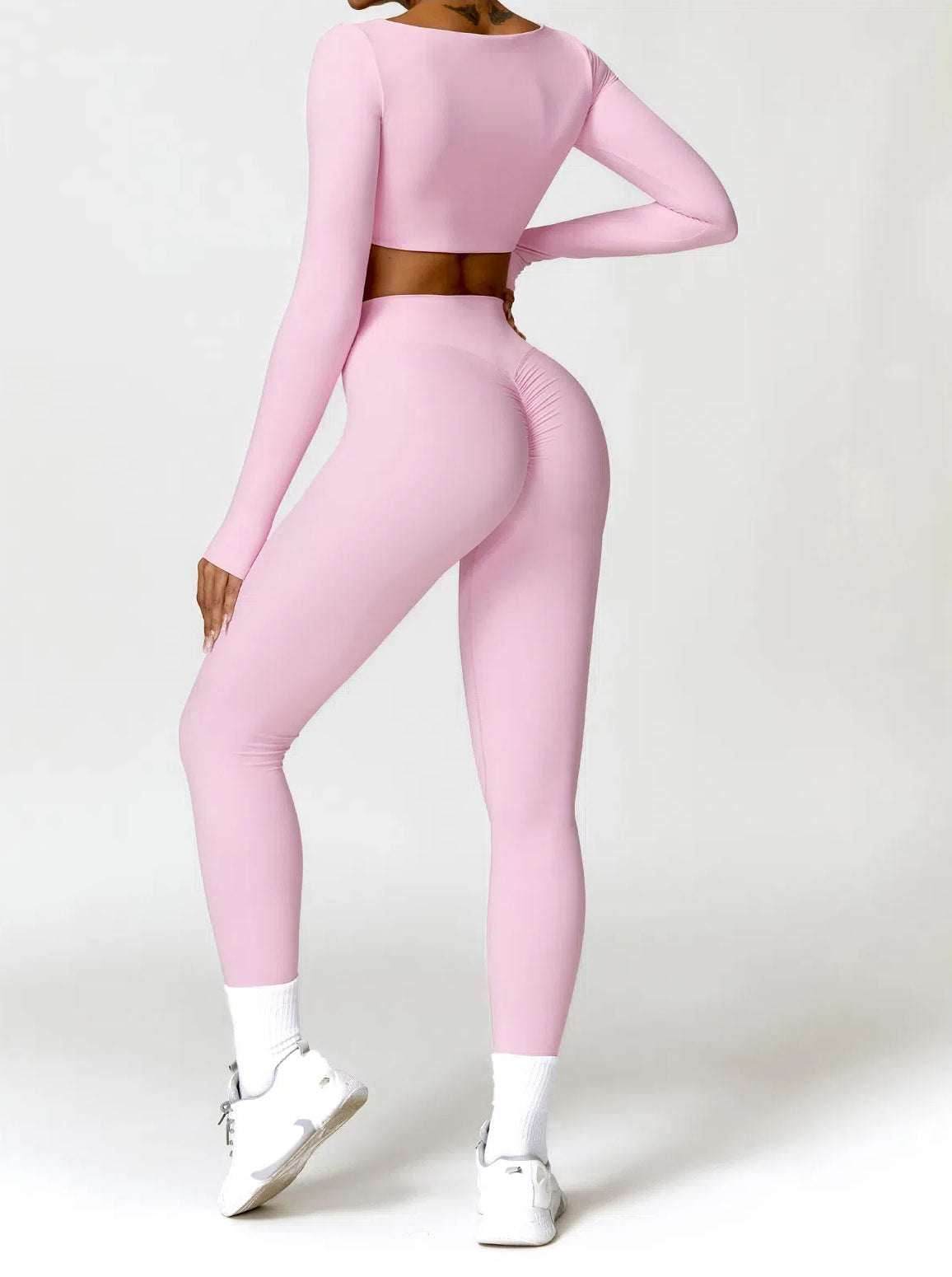 2 Piece Long Sleeve Yoga Set