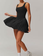 One Piece Tennis Dress With Inside Shorts and Pockets