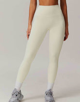 Solid High Waist Yoga Leggings with Pockets