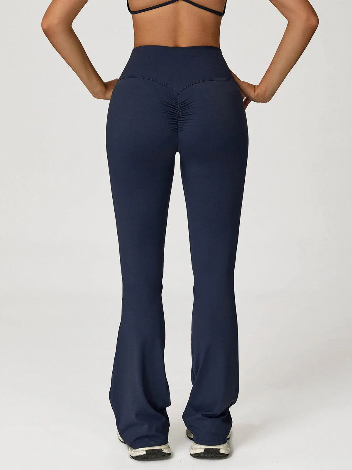 No Front Seam High Waisted Flare Bootcut Yoga Pants -