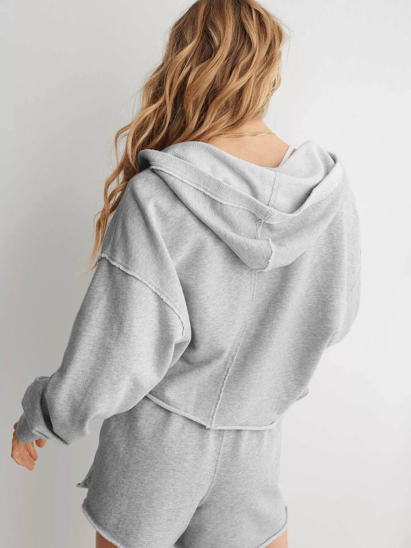 Long Sleeve Hooded Pullover Sweatshirt