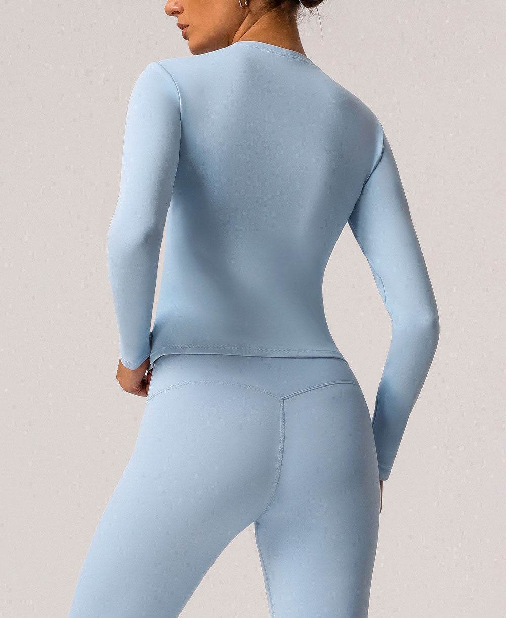 Long Sleeve Slim Fitted T-Shirts Basic Tees