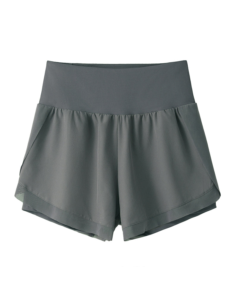 High Waisted Athletic Running Shorts with Pockets