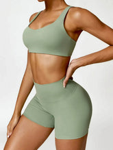 Fitness Clothing Yoga Set With Bra and Shorts