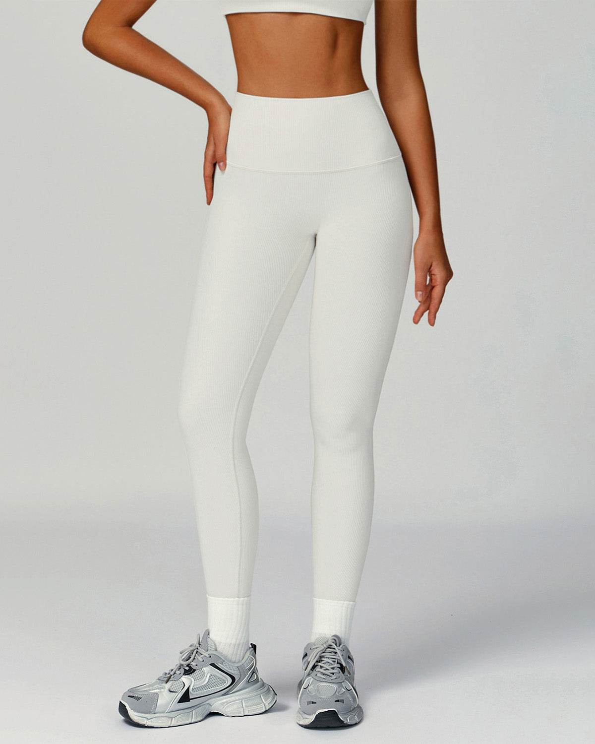 Ribbed High Waist Sports Legging