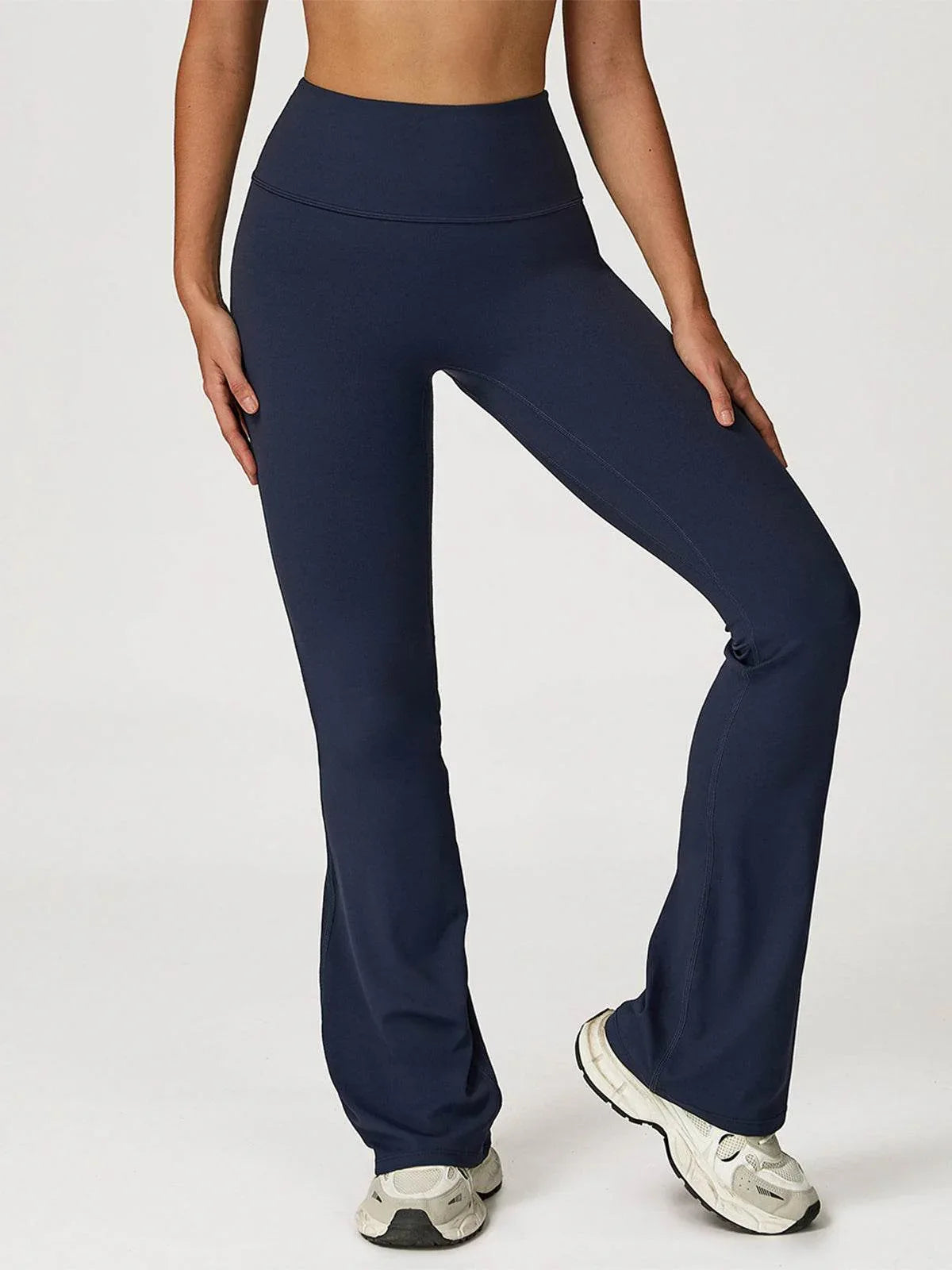 No Front Seam High Waisted Flare Bootcut Yoga Pants -