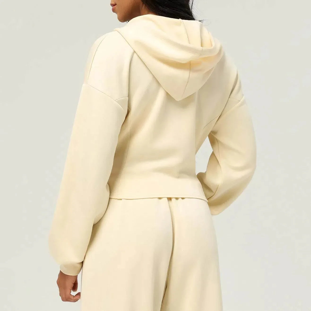 Long Sleeve Sports Coat With Hoodie -