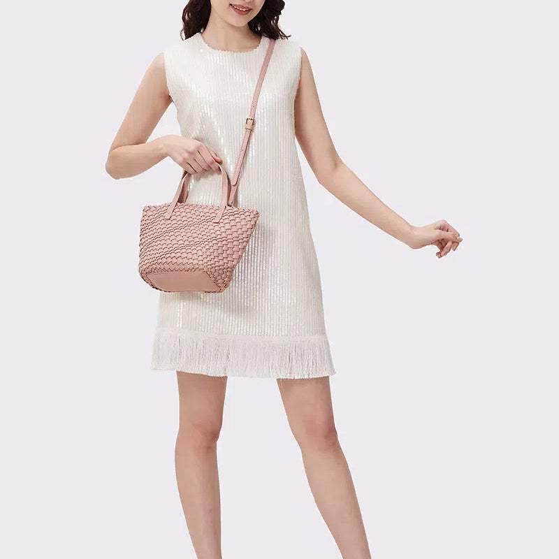 Fashionable Handmade Woven Tote Bag